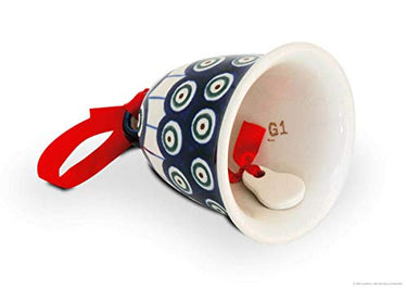 Bunzlauer Glöckchen, Ø = 8.0 cm, H = 10.0 cm, Dekor 8 im Sale